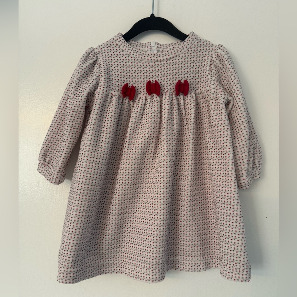Florence Eiseman Baby Bow and Dots Dress